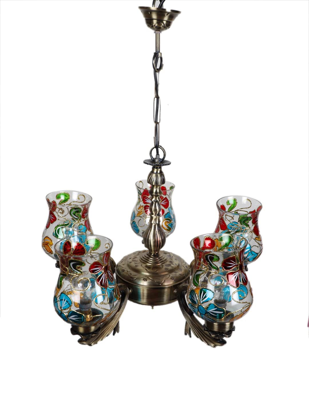 New Era  Light Chandelier with Mosaic Glass Shade (ENG65)