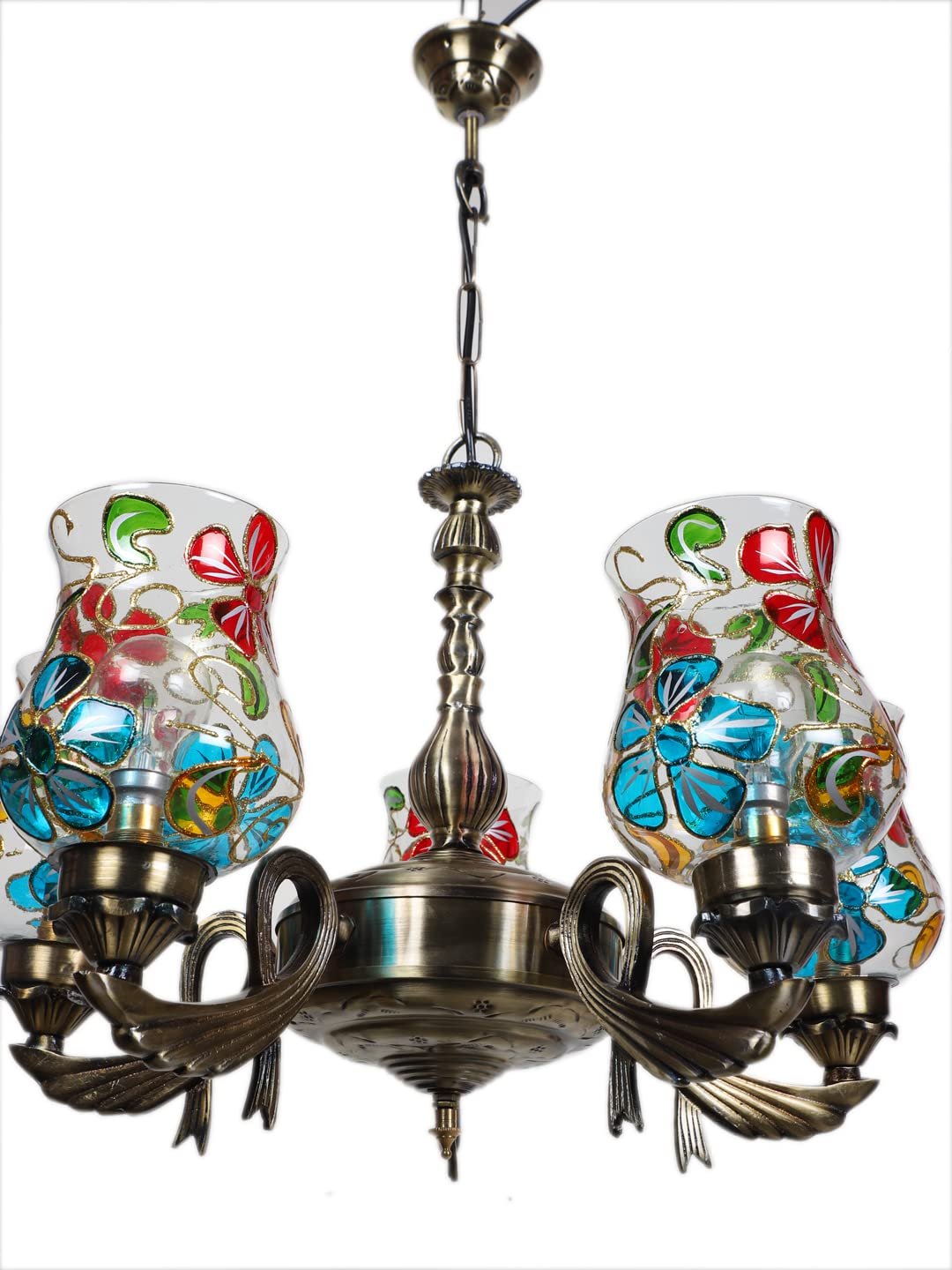 New Era  Light Chandelier with Mosaic Glass Shade (ENG65)
