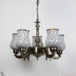New Era  Light Chandelier with Mosaic Glass Shade (ENG68)