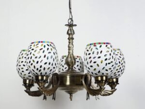 New Era  Light Chandelier with Mosaic Glass Shade (ENG70)