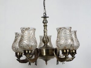 New Era  Light Chandelier with Mosaic Glass Shade (ENG71)