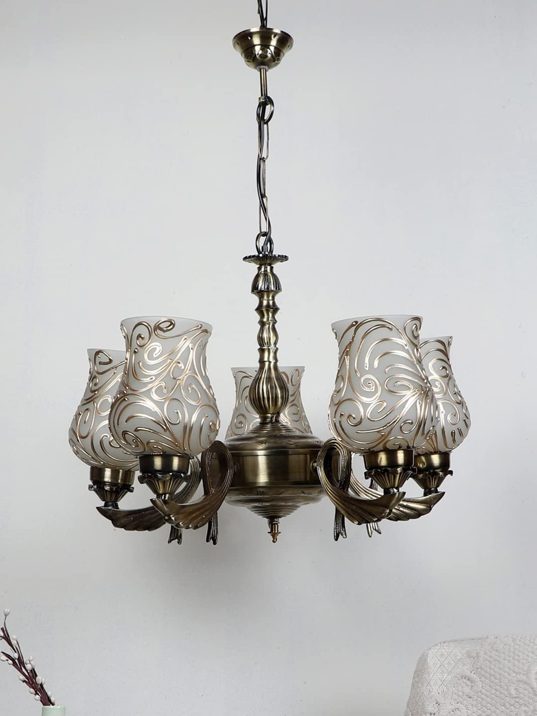 New Era  Light Chandelier with Mosaic Glass Shade (ENG71)