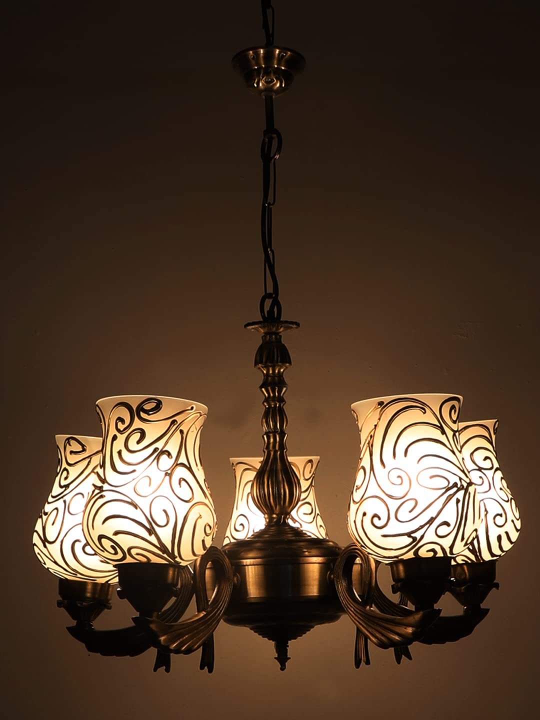 New Era  Light Chandelier with Mosaic Glass Shade (ENG71)