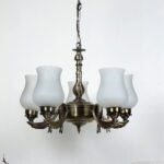 New Era  Light Chandelier with Milky Glass Shade (ENG72)