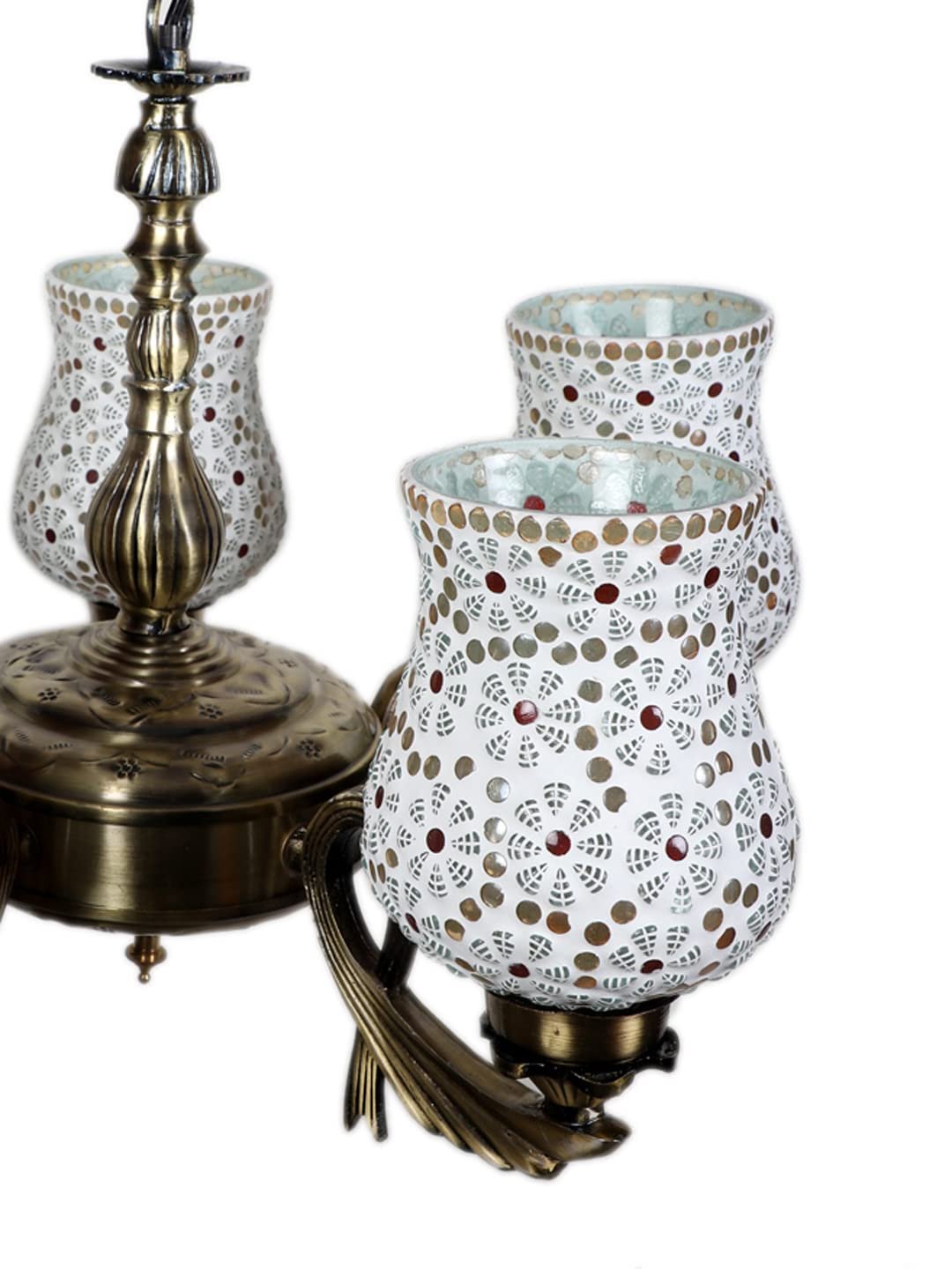 New Era  Light Chandelier with Mosaic Glass Shade (ENG75)