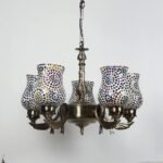 New Era  Light Chandelier with Mosaic Glass Shade (ENG77)
