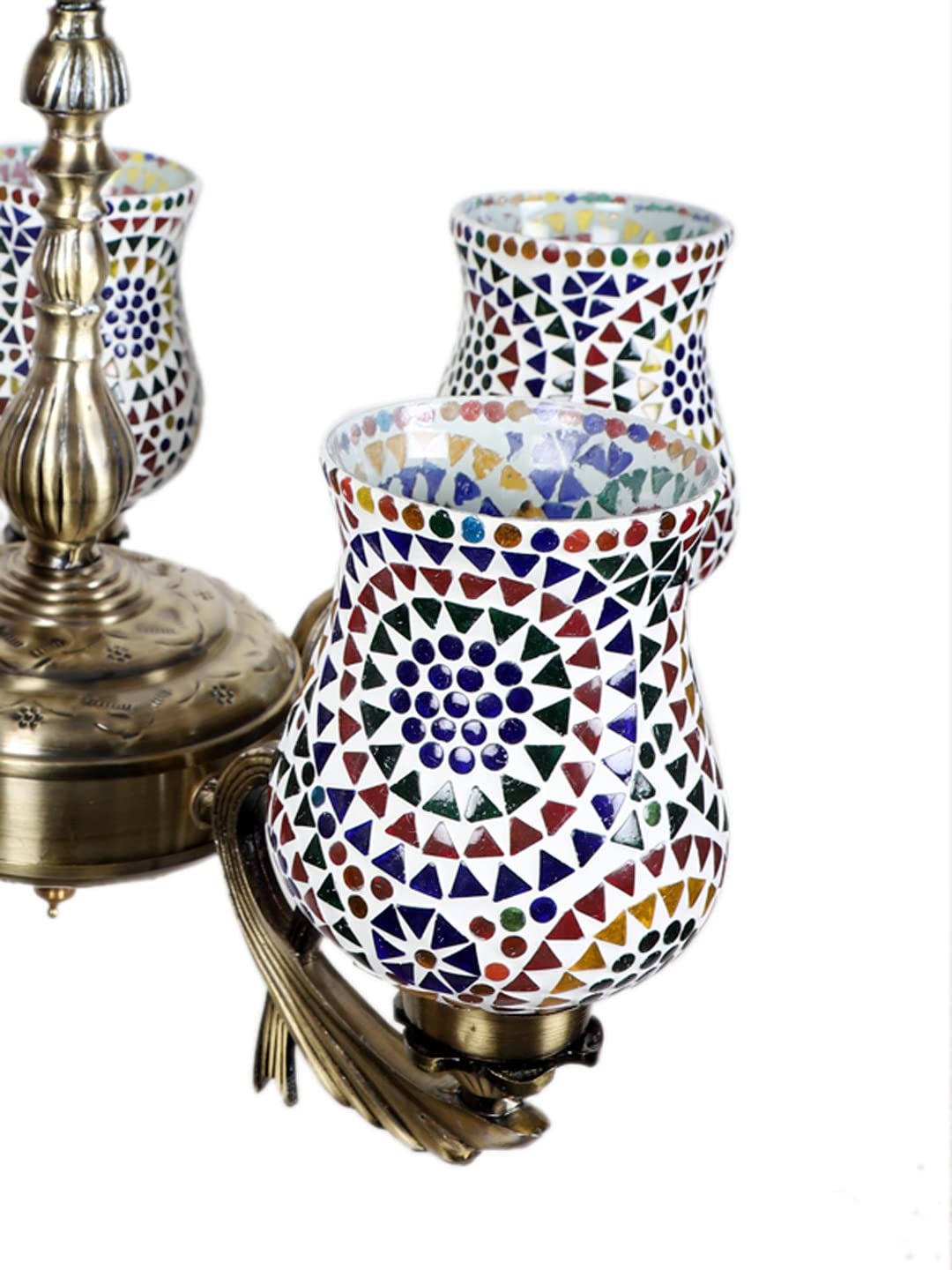 New Era  Light Chandelier with Mosaic Glass Shade (ENG77)