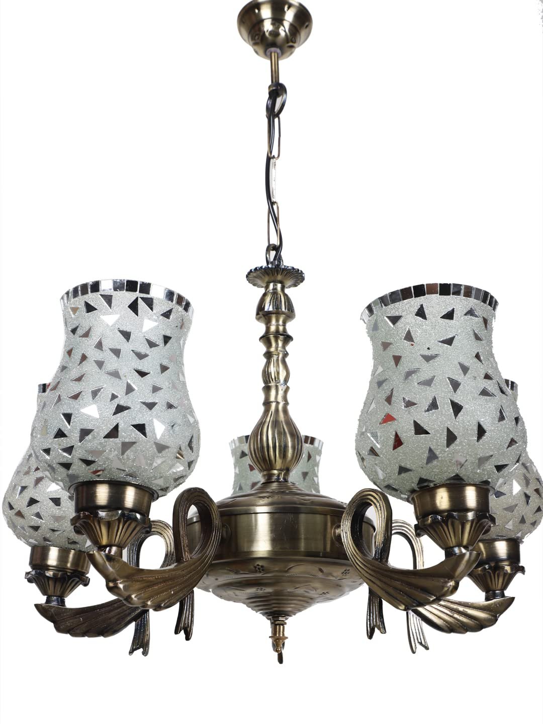 New Era  Light Chandelier with Mosaic Glass Shade (ENG78)