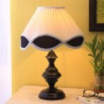 Vinatge Multi-Color Cotton Iron Table lamp (12×17.7) Inches -33
