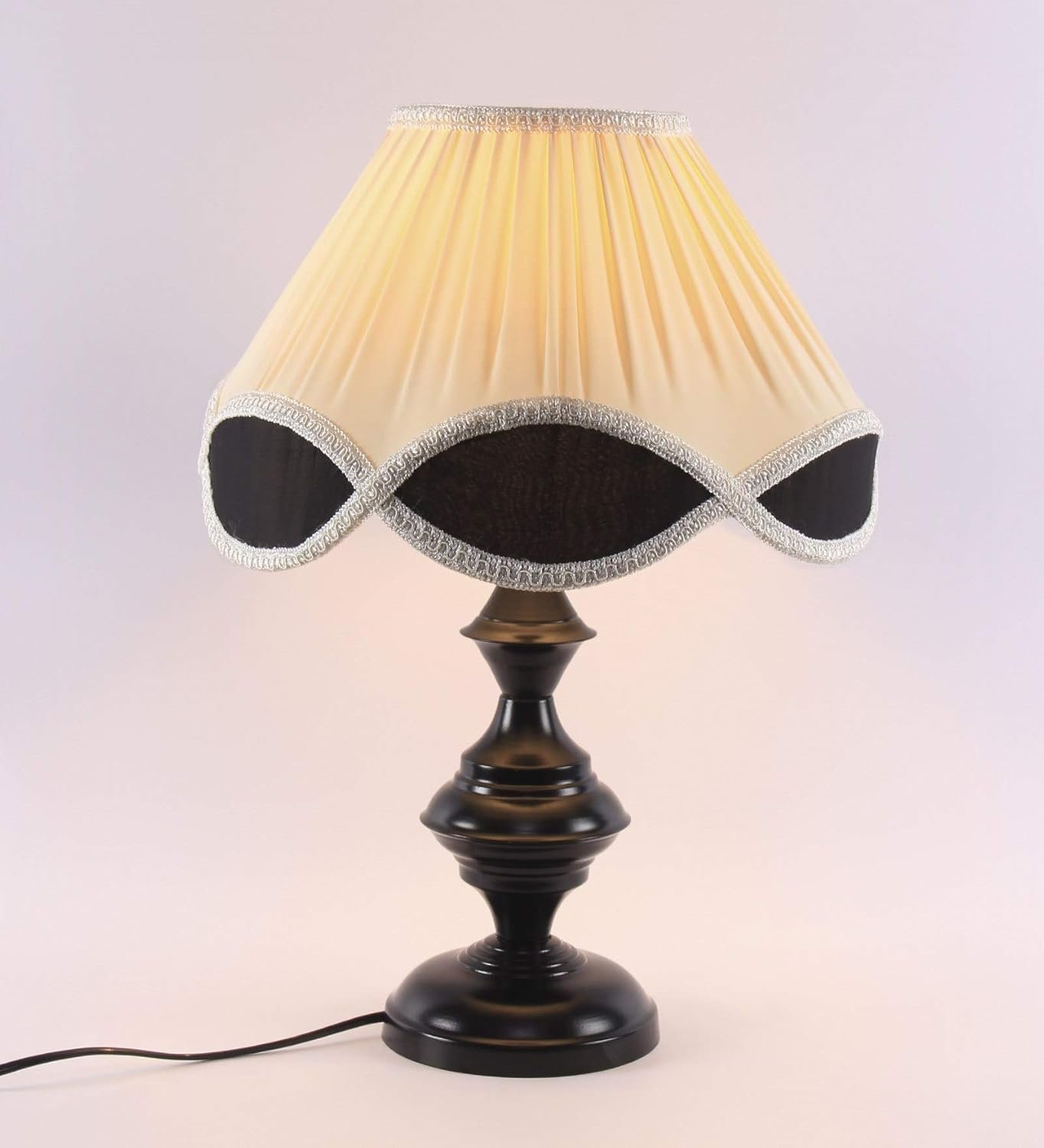 Vinatge Multi-Color Cotton Iron Table lamp (12x17.7) Inches -33
