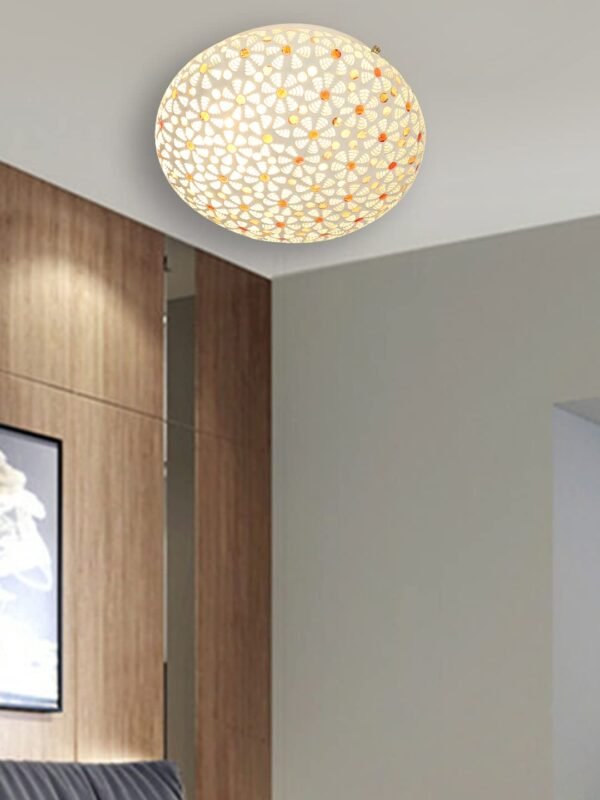 Multicolor Glass Mosaic Flush Mounted Lamp (FC04)
