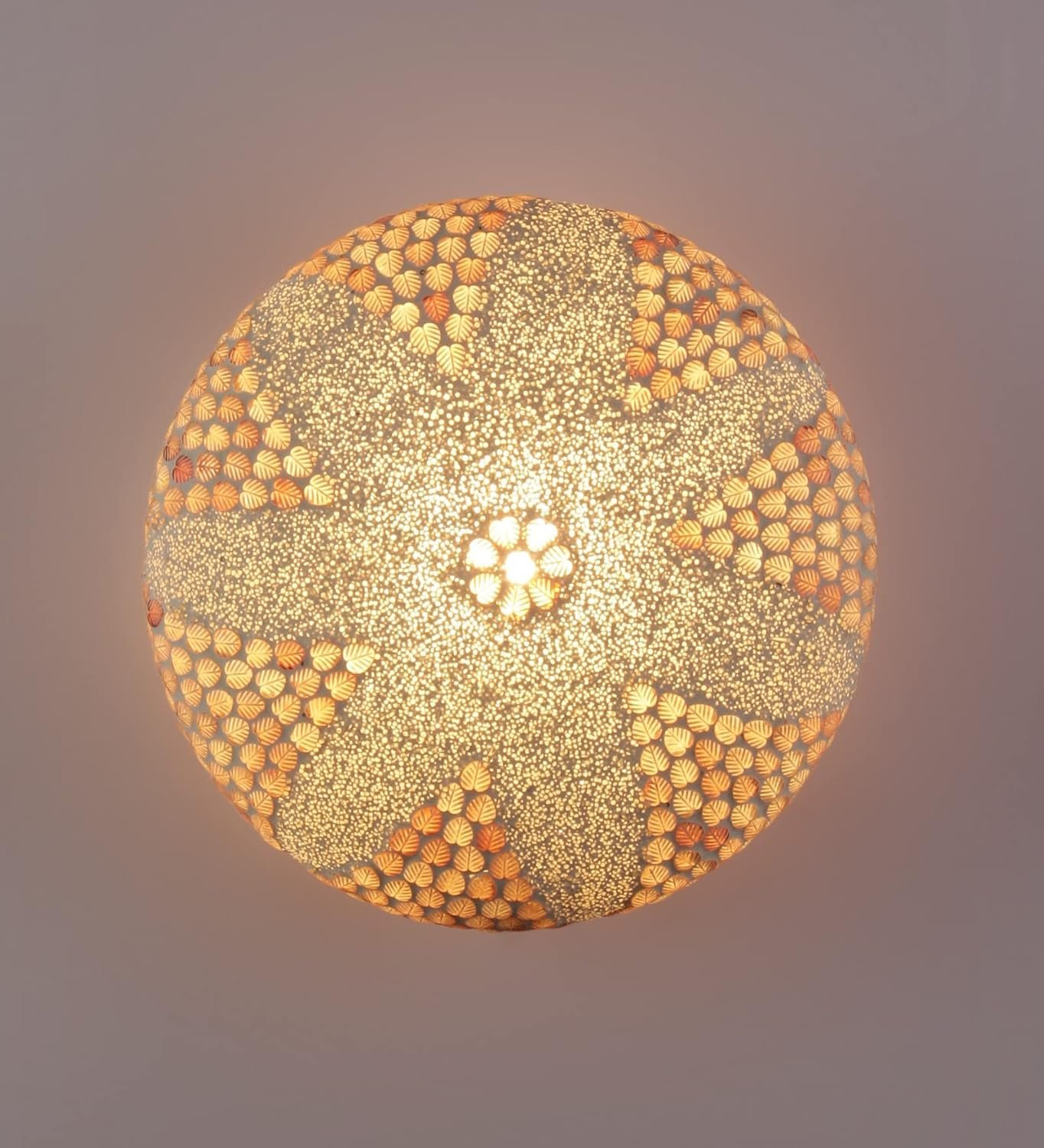 Multicolor Glass Mosaic Flush Mounted Lamp (FC10)