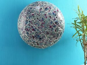 Multicolor Glass Mosaic Flush Mounted Lamp (FC11)
