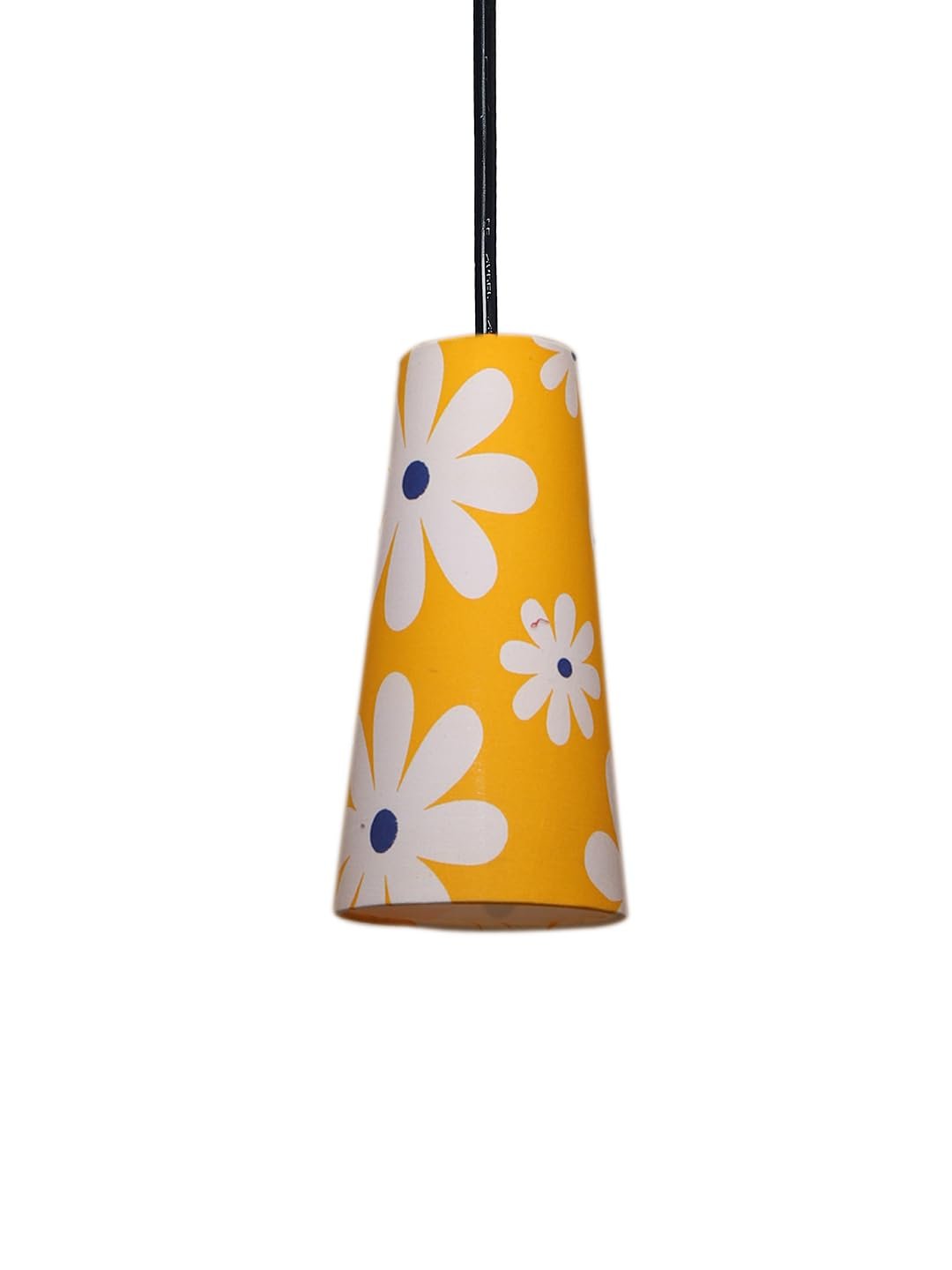 Multicolor Cotton Cluster Hanging Lamp - - (10x21 inches) Height Adjsutable-K