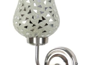 Steel Wall Lamp, Wall Decor, Wall Hanging Wood Light lamp,Vintage Wall Lamps, Industrial Wall Lights Decorative Home, Living Room, Indoor Outdoor Lighting- Mosaic Glass (Multicolor)-C