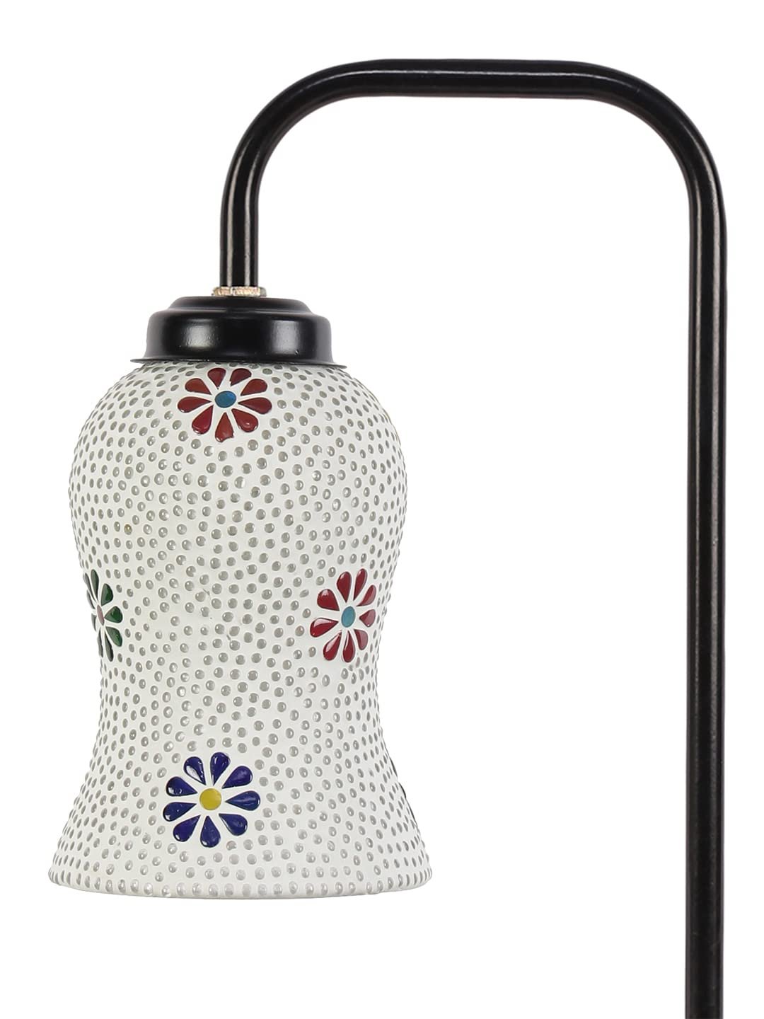 Multi Color Mosaic Glass Iron Table Lamp (GLASS04)