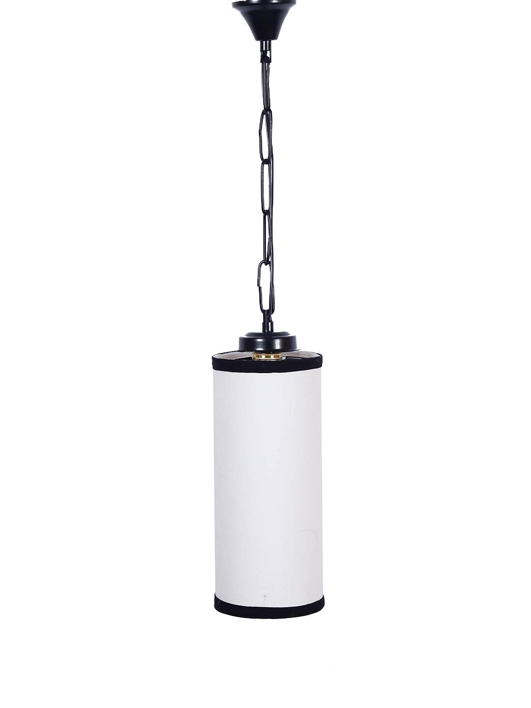 Multicolor Cotton Cylindrical Hanging Lamp