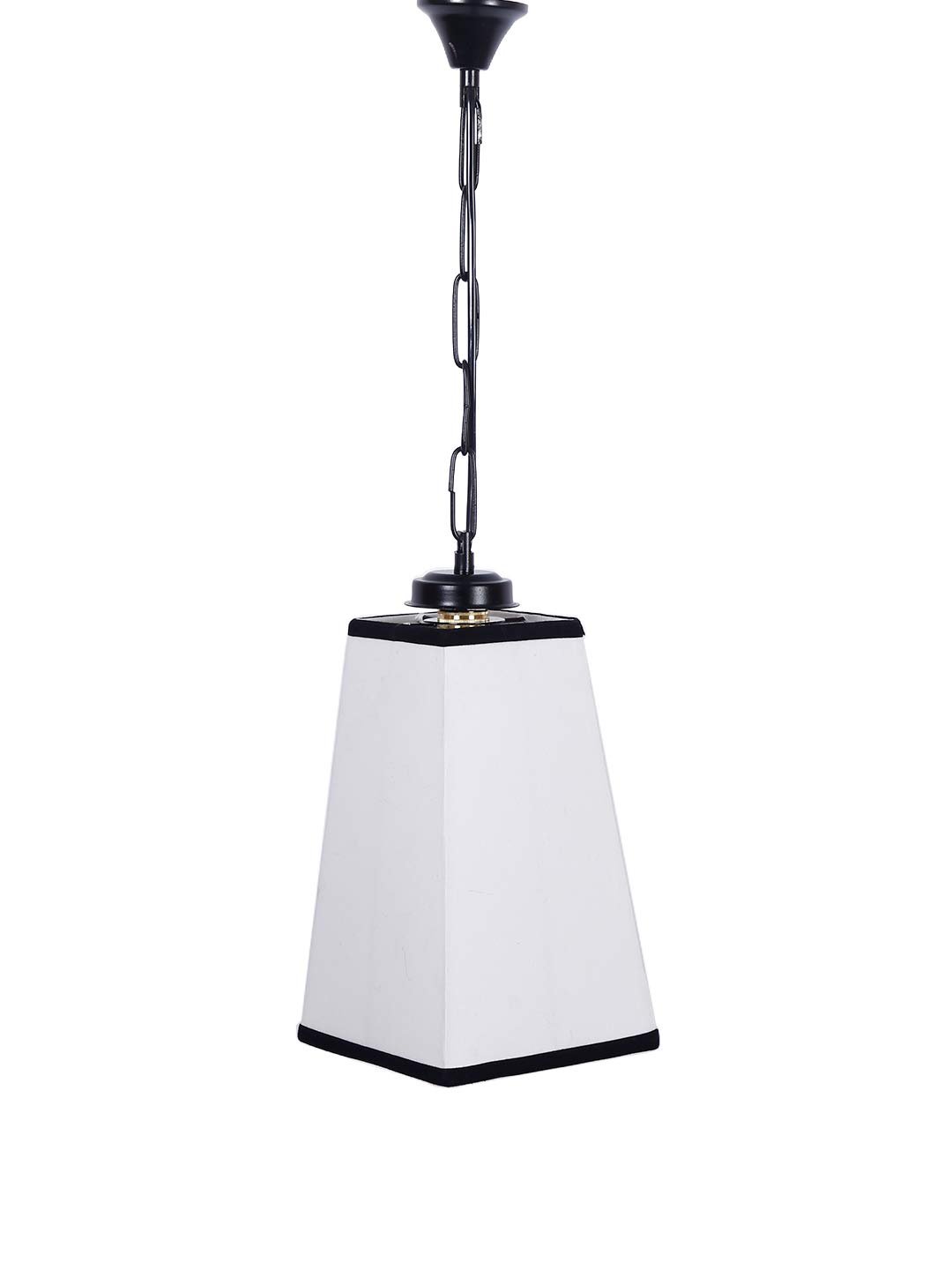 Multicolor Cotton Pyramid Hanging Lamp