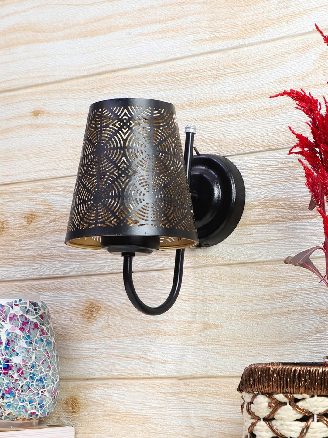 Multicolor Wall Lamp | Elegant Metal Material | Stylish Ambient Light for Home, Office, Living Room, Bedroom, Hallway | Modern Decorative Wall Sconce - Model IT15