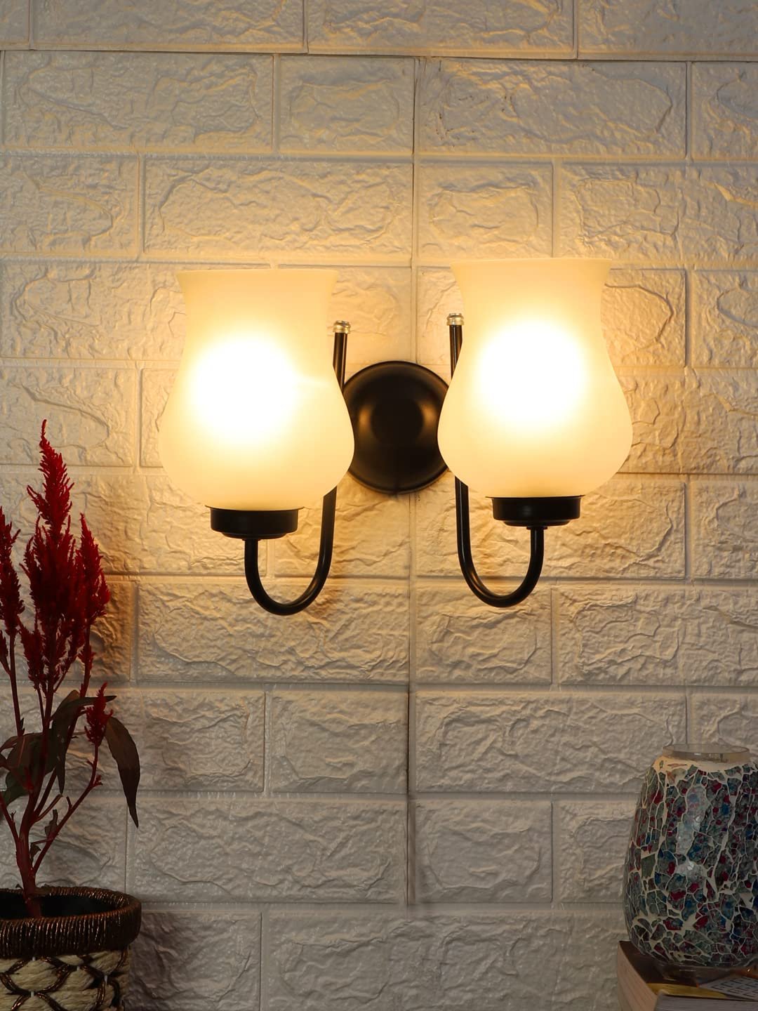 Multicolor Wall Lamp | Elegant Metal Material | Stylish Ambient Light for Home, Office, Living Room, Bedroom, Hallway | Modern Decorative Wall Sconce - Model IT24