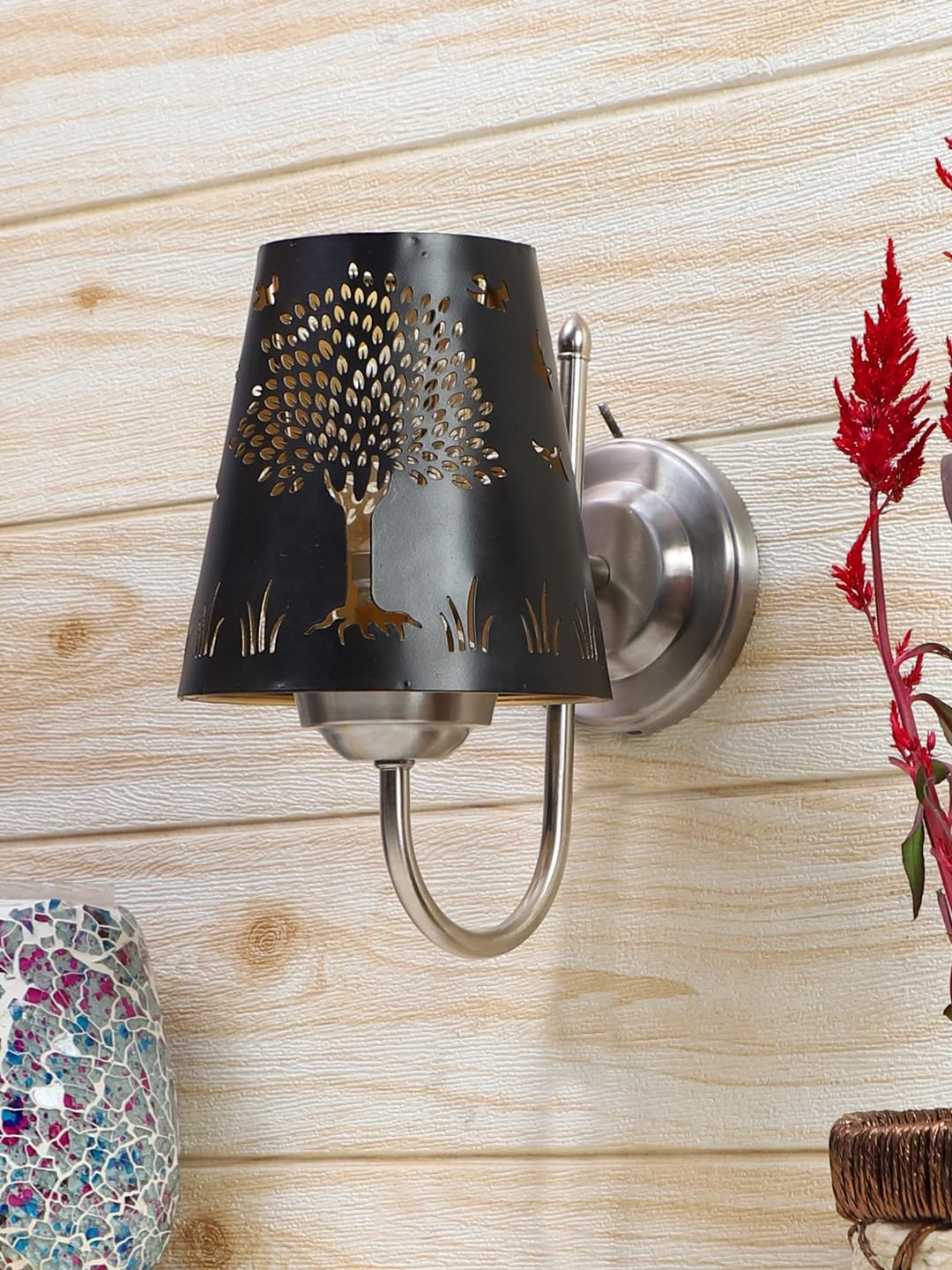 Multicolor Wall Lamp | Elegant Metal Material | Stylish Ambient Light for Home, Office, Living Room, Bedroom, Hallway | Modern Decorative Wall Sconce - Model IT28