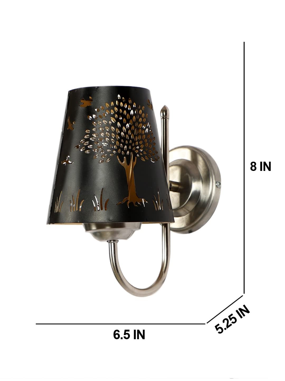 Multicolor Wall Lamp | Elegant Metal Material | Stylish Ambient Light for Home, Office, Living Room, Bedroom, Hallway | Modern Decorative Wall Sconce - Model IT28