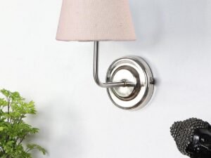 Steel Wall Lamp, Wall Decor, Wall Hanging Wood Light lamp,Vintage Wall Lamps, Industrial Wall Lights Decorative Home, Living Room, Indoor Outdoor Lighting- Jute Shade-(White) 92