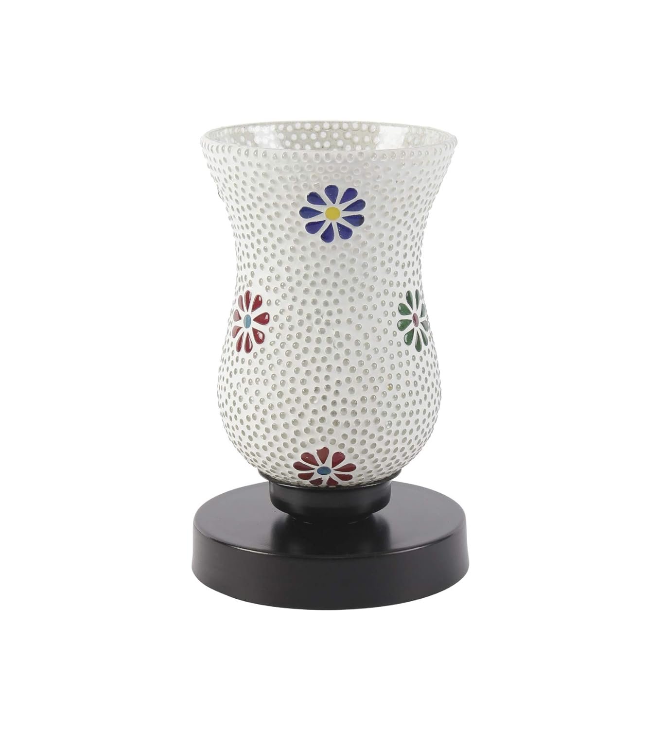 Multicolor Mosaic Glas Table Lamp (Medium, Multicolor)