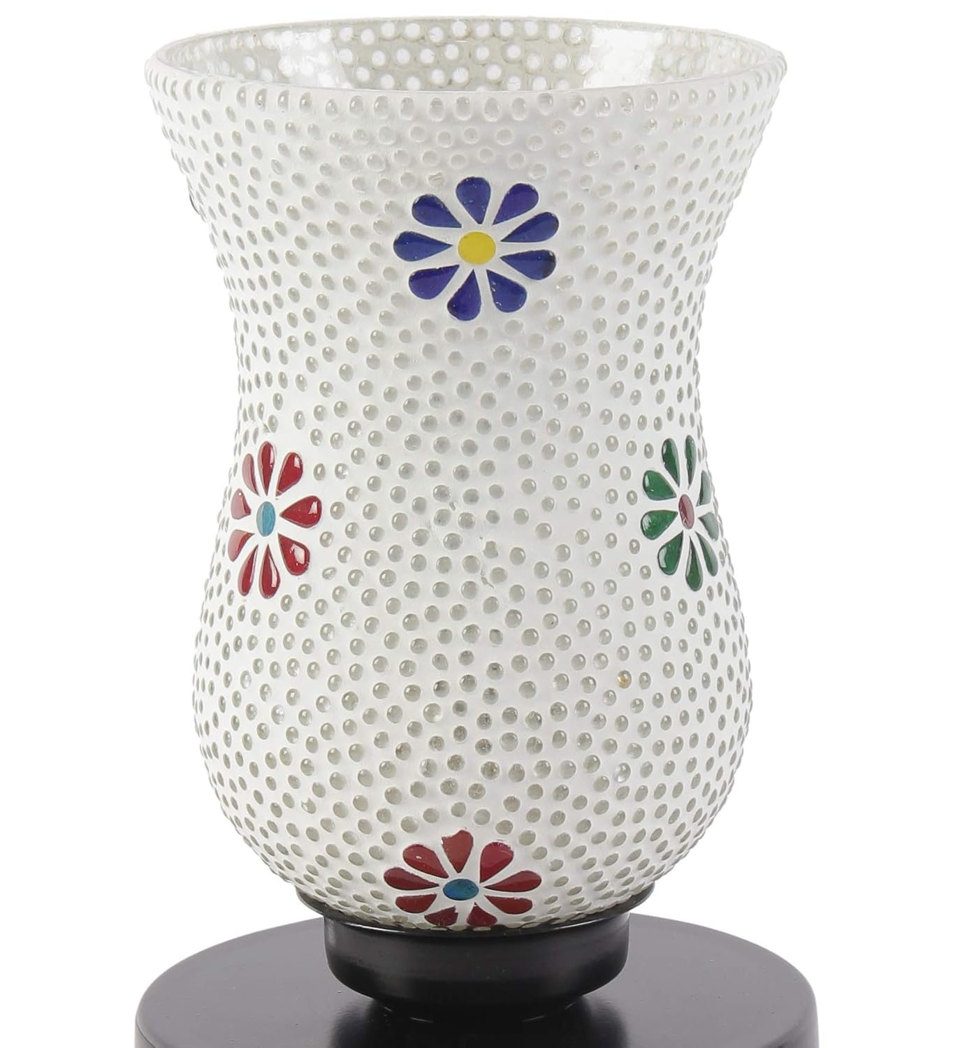 Multicolor Mosaic Glas Table Lamp (Medium, Multicolor)