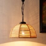 Bamboo Umbrella Hanging for Home D�cor (Bamboo Natural Color)