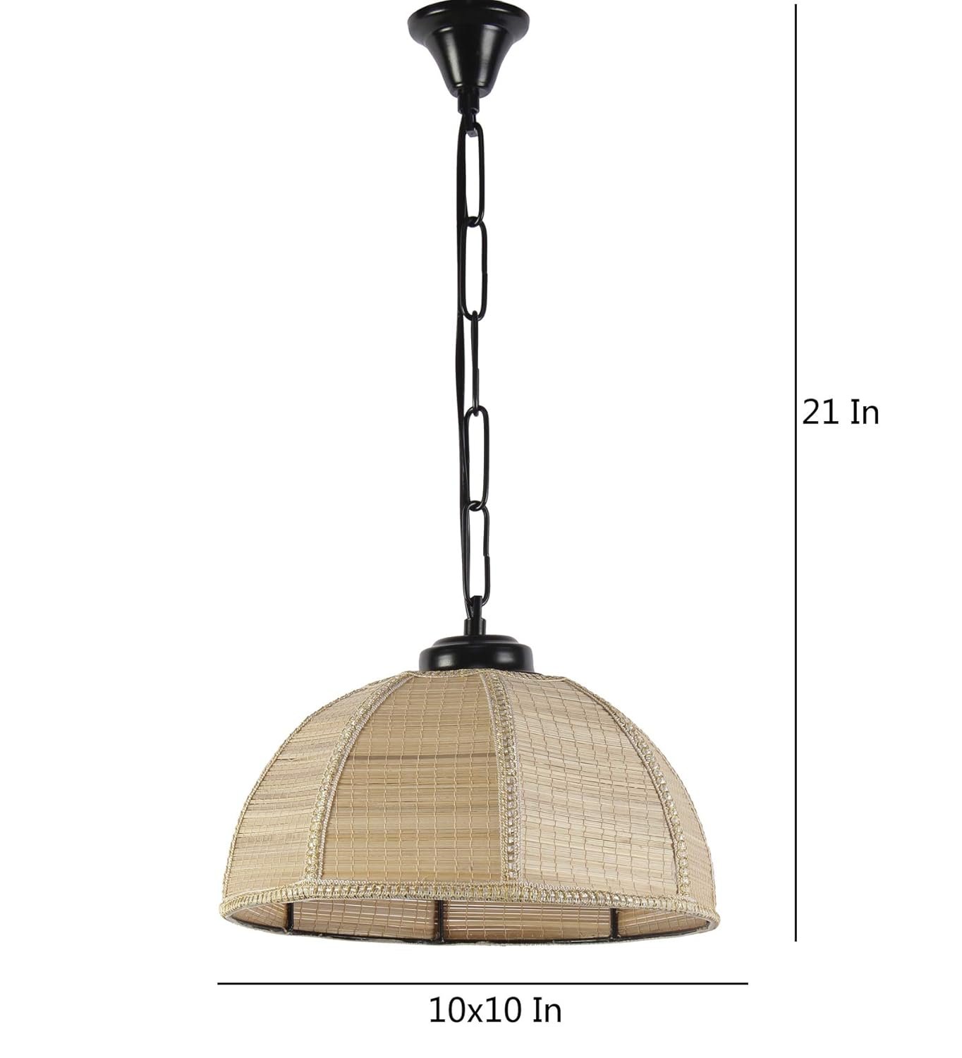 Bamboo Umbrella Hanging for Home D�cor (Bamboo Natural Color)