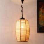 Bamboo Dholak Hanging for Home D�cor (Bamboo Natural)