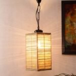 Bamboo Square Hanging for Home D�cor (Bamboo Natural)