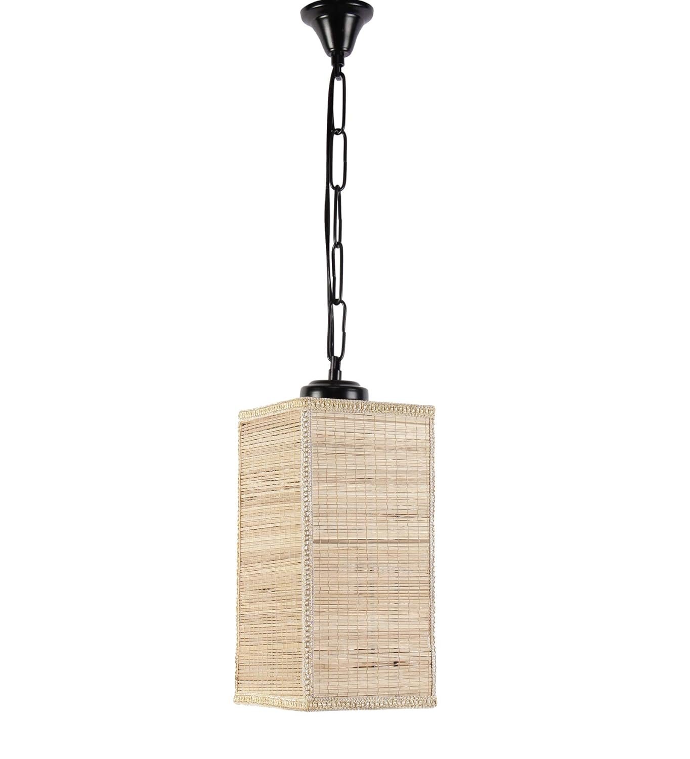 Bamboo Square Hanging for Home D�cor (Bamboo Natural)