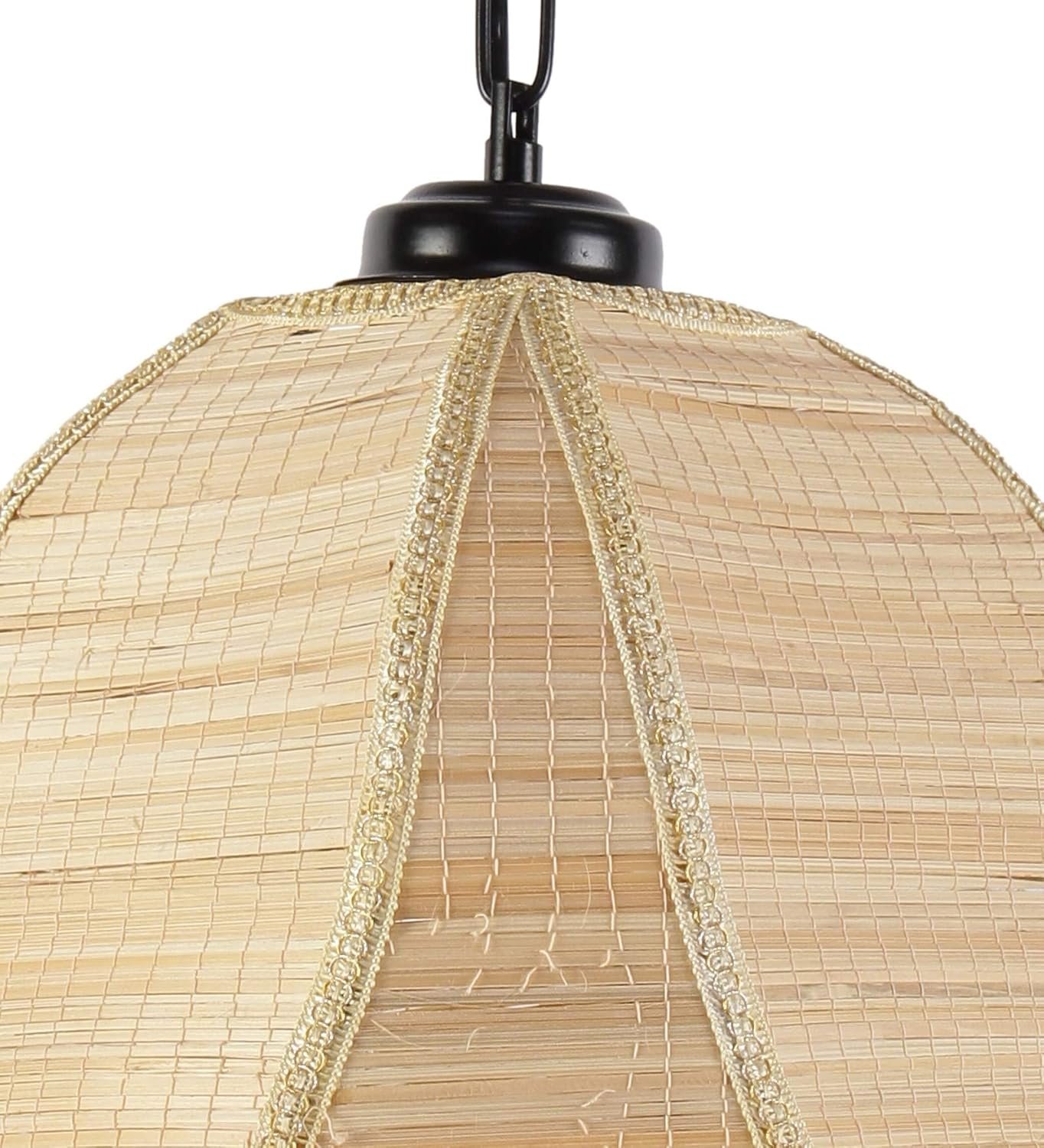Bamboo Lotus Hanging for Home D�cor (Bamboo Natural)