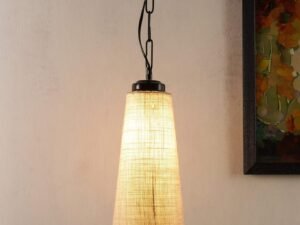Conical Off White Jute Hanging for Home D�cor (Conical Off White)