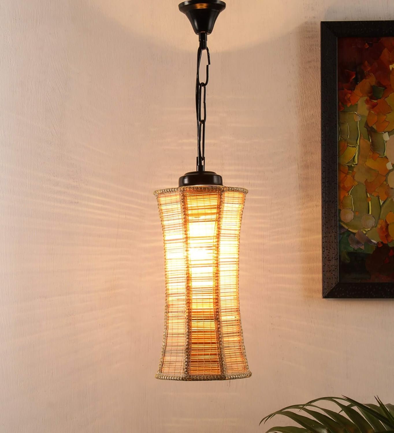 Bamboo Band Hanging for Home D�cor (Bamboo Natural)