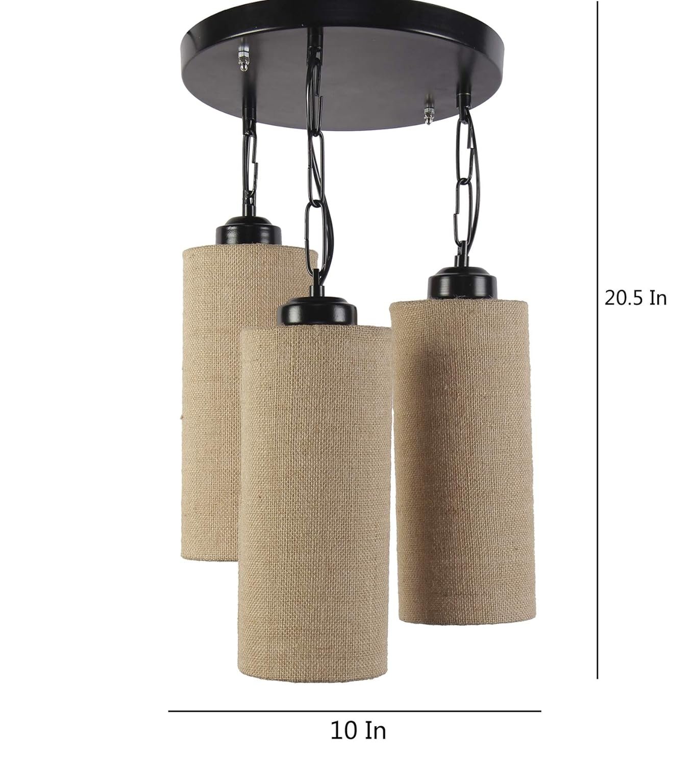 Cluster Round Jute Hanging lamp