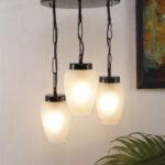 Cluster Milky Glass Hanging Lamp (Milky)