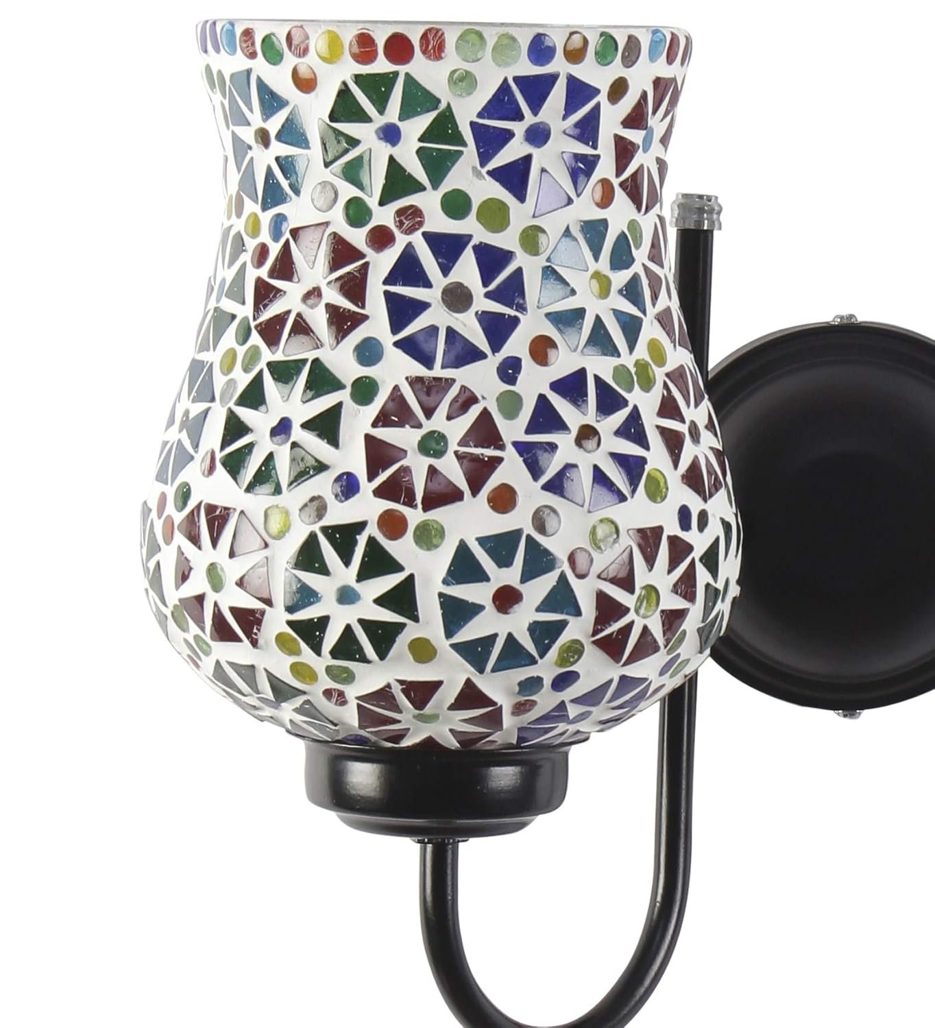 Multicolor Mosaic Double Wall Mounted Lamp (Multicolor,Double)