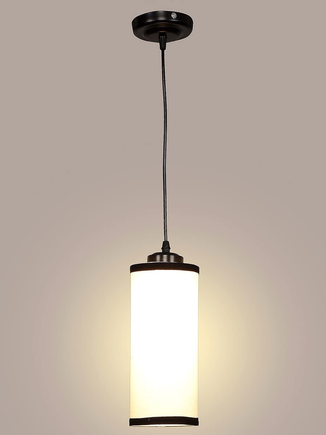 Multicolor Cotton Cylindrical Hanging Lamp (SH07)