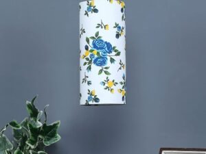 Multicolor Cotton Cylindrical Hanging Lamp (SH13)