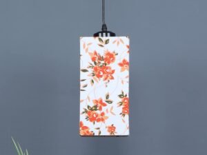 Multicolor Cotton Square Hanging Lamp (SH29)