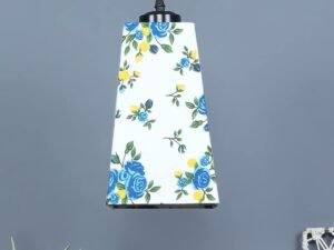 Multicolor Cotton Pyramid Hanging Lamp (SH43)