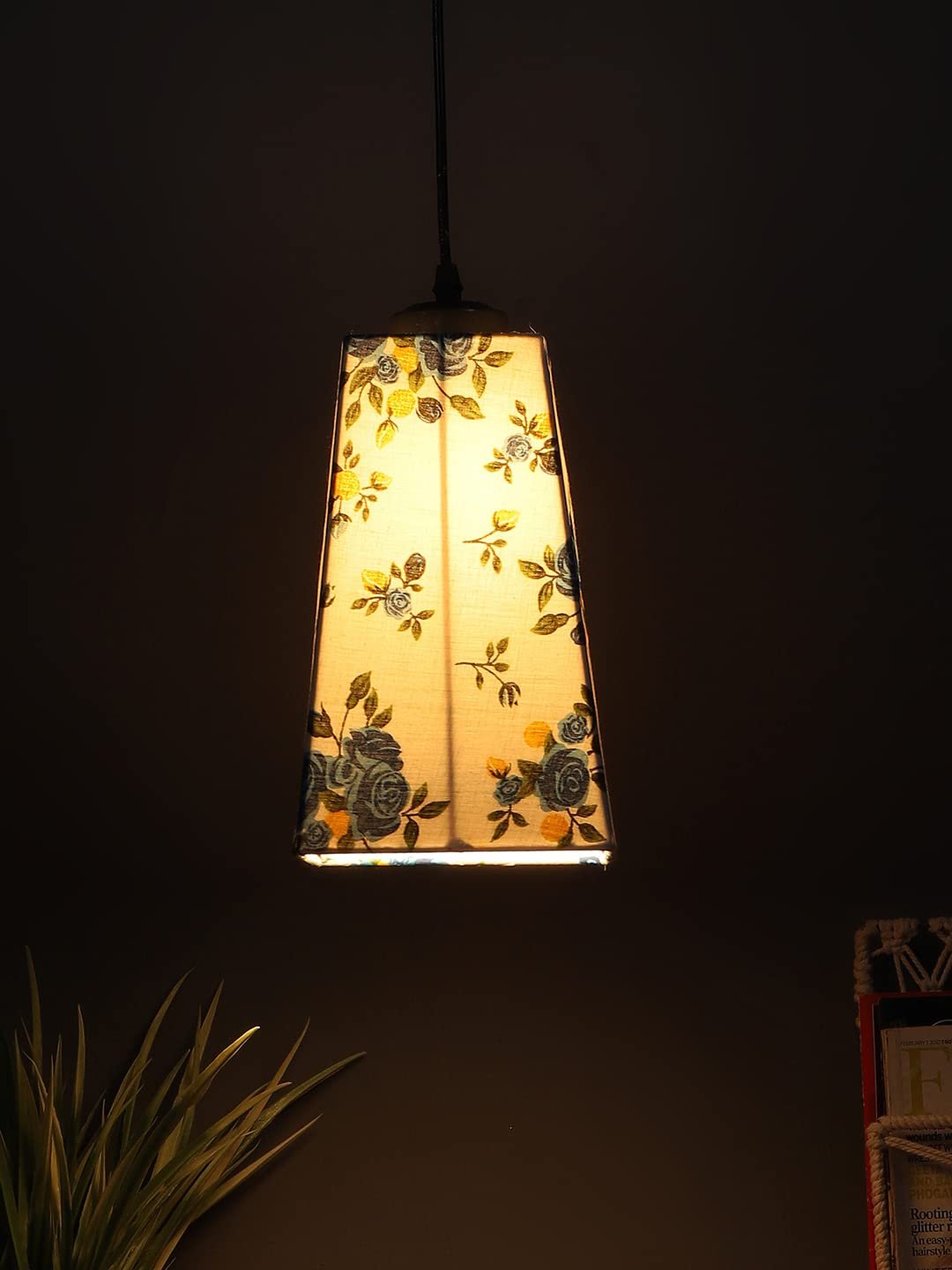 Multicolor Cotton Pyramid Hanging Lamp (SH43)