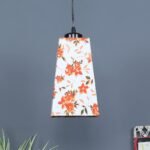 Multicolor Cotton Pyramid Hanging Lamp (SH44)