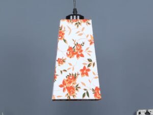 Multicolor Cotton Pyramid Hanging Lamp (SH44)