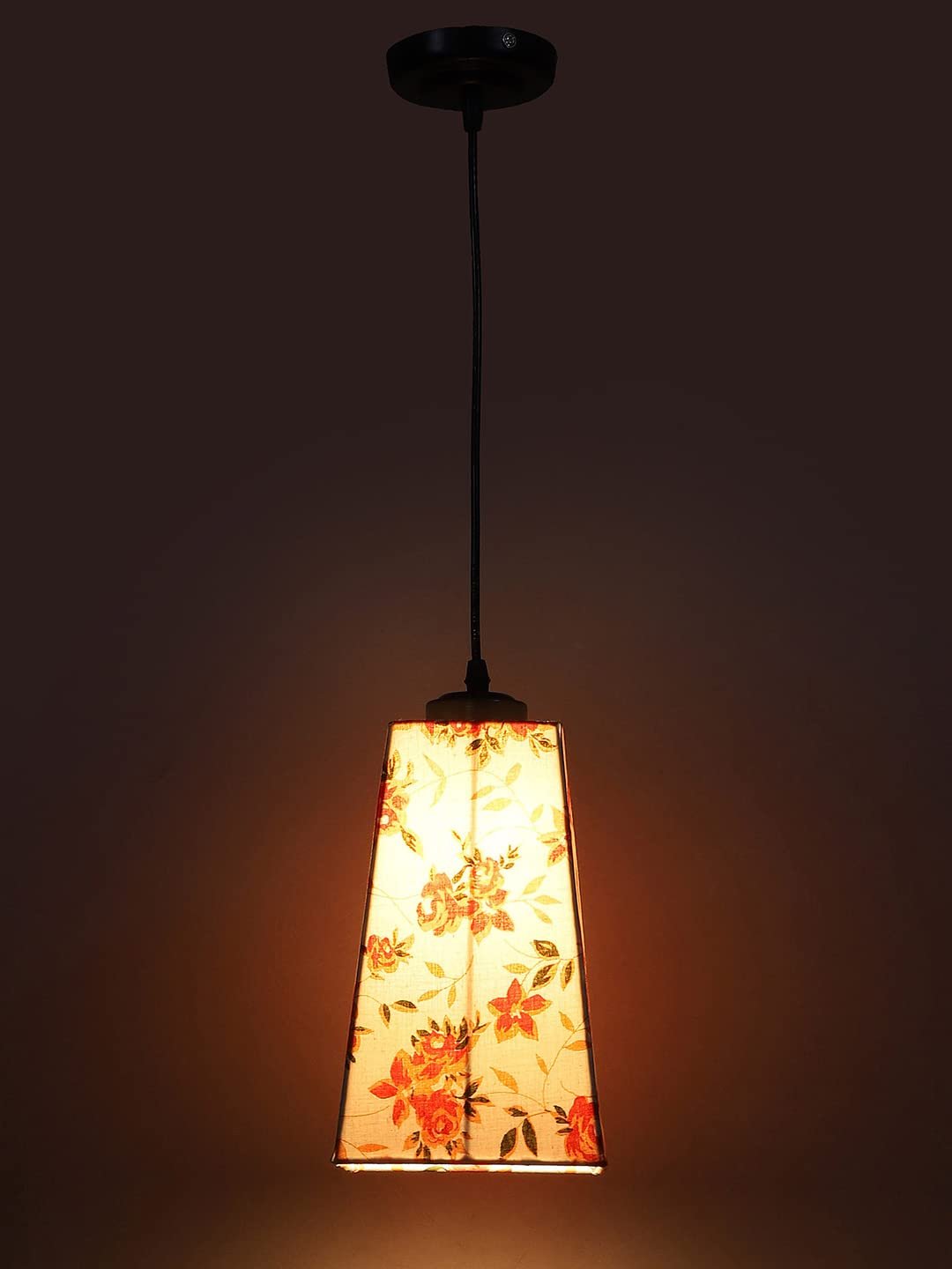 Multicolor Cotton Pyramid Hanging Lamp (SH44)