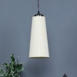 Off-White conical Cotton Hanging lamp