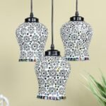 Multicolor Mosaic Glass Cluster Hanging Lamp (SH70)